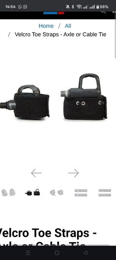 Pedal - sprinter straps