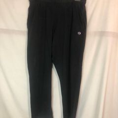 Black champion tracksuit bottoms (XL)