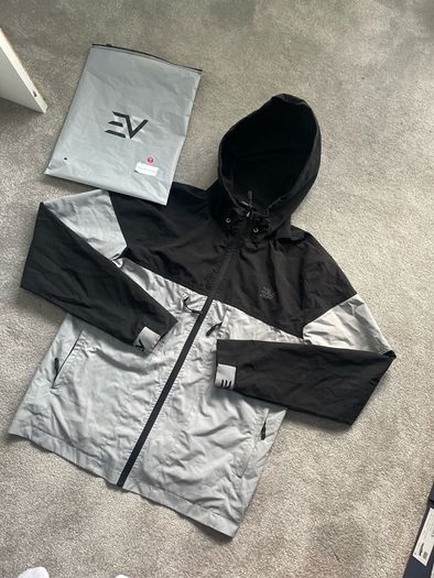 Envii white and black windbreaker