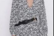 dress Zara dress white &amp; black size large