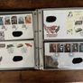 Collection of  87 UK First Day Cover stamps 2003 to 2006 in album Image 7