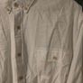 Mens Next pure white, cotton long sleeve shirt. Like new. Image 5