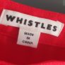 WHISTLES red satin pleated midi skirt - Sz 16 UK - Rrp 129 sterling Image 5