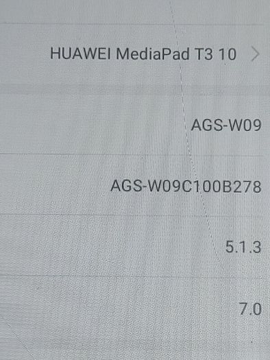 HUAWEI MediaPad T3 10 Model AGS-W09, 16GB, working fine, some few cracks on screen, don't affect touchscreen