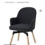 Ikea Lisabo Table and Janolof swivel chair Image 8