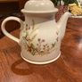Vintage Marks and Spencer Harvest Design Tea pot and matching storage Jar Image 4