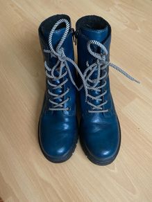 Ladies Rieker Ankle Boots, Size 40, Teal Colour