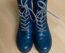 Ladies Rieker Ankle Boots, Size 40, Teal Colour