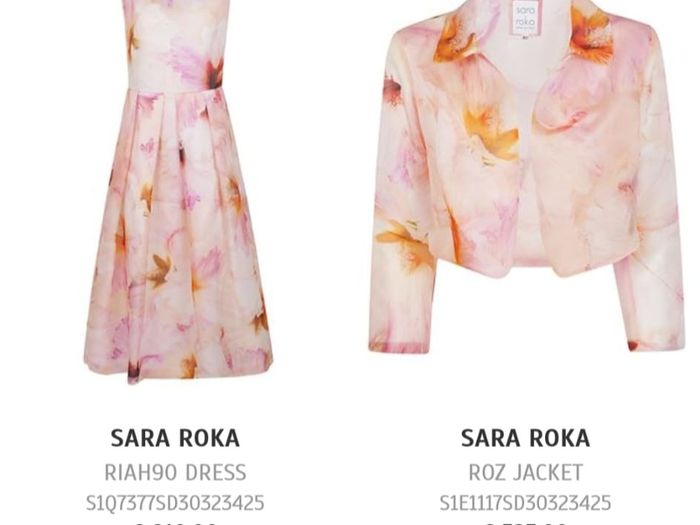 Sara Roka Dress & Jacket / purchased from Emporium Kalu Naas