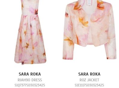 Sara Roka Dress & Jacket / purchased from Emporium Kalu Naas