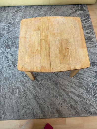 small wood coffee table