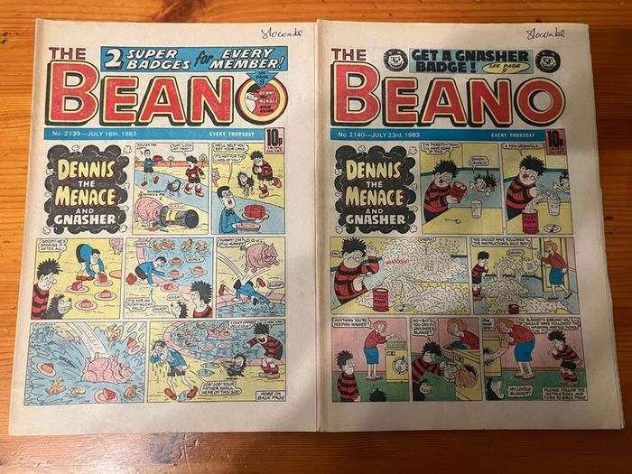 Comics: 'The Beano' 1983 (38 numbers)