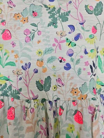 M&S Girls Summer Colourful Dress 6-7 Years