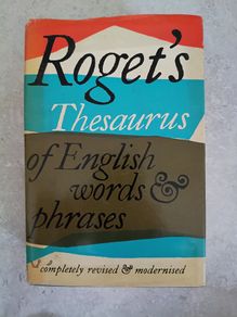 1962 Roget's Thesaurus of English Words and Phrases