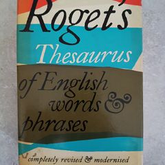 1962 Roget's Thesaurus of English Words and Phrases