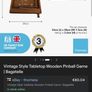 Wooden pinball machine Image 5