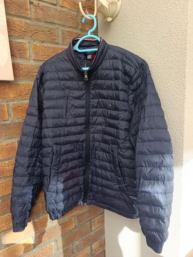 Tommy Hilfiger Lightweight Quilted Down Feather Jacket Mens Large L
