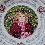 royal doulton Christmas carols #1 silent night plates x 2 in perfect condition Image 3