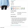 Stunning Benetton Jacket - Light Blue - Size XS Fits UK 10, 12 - BNWT RRP 159 Image 2