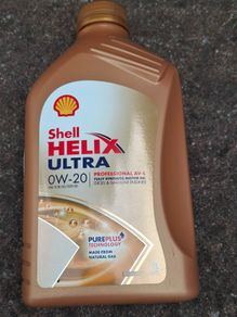 3 Bottles 1L Shell 0W/20 Engine Oil to go