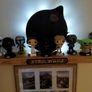 Hand Made STAR WARS floating shelf with POP minifigures Image 3