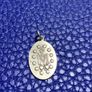 Sterling Silver Religious Medal Image 2