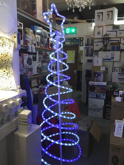 Rope Light Christmas Tree