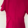 Topshop Origami Drape Neck Midi Dress - pink Image 6