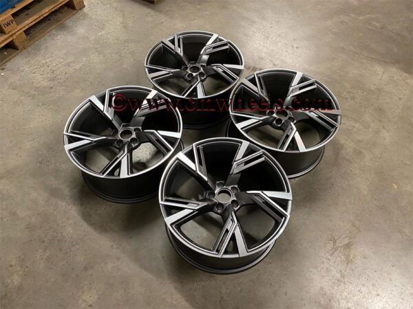 18 19 20" Inch Audi RS6 2020 style alloy wheels A3 A4 A5 A6 A7 A8 Q3 Q5 Q7 Q8 Caddy Van Seat Leon Skoda Octavia Supeb 5x112