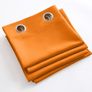 Blackout Curtains Orange Eyelet 2 Panels 46x90 in  Thermal insulated blackout fabric for bedrooms and living rooms; helps block light and reduce heat. Image 3