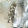 Grey & White Checkered Blazer - Size 8 Image 7