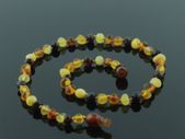 Genuine Amber Beads Teething Baby Necklace Double Bracelet Anklet FREE GIFT BOX