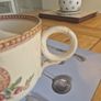 Victorian moustache cup Image 3
