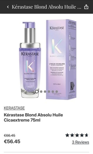 Kerastase Blond Absolu Huile Cicaextreme Intense Blonde Strengthening 50ml.