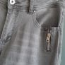 Miss by Captain Tortue grey skinny with zip detail Sz 38 (10-12UK) - Rrp 89 (New) Image 2