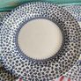 3 x Large Blue and White Dinner Plates Image 2