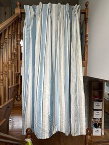 Laura Ashley curtains and rail
