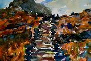 diamond hill Connemara watercolour