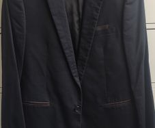 River Island Navy Blazer with Black Trim Size L