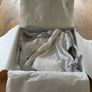 Jimmy Choo Alva 120 Platinum Ice Dusty Glitter Brand New Image 5