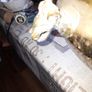 Beautiful Old Heavy Brass Jardiniere Planter with Elephant Handles Image 5