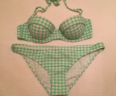 Topshop gingham bikini
