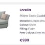 DFS cuddle couch Image 2