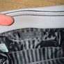 Victorias Secret Cross Body Bag Gray Chevron V-Quilted Studded Purse New Image 5