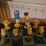 Vintage  Simpsons 3D Chess set 1997. Image 5