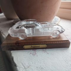 crystal jaguar paperweight