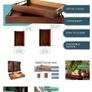 Brand new serving tray set. Bamboo. Brand new Image 2