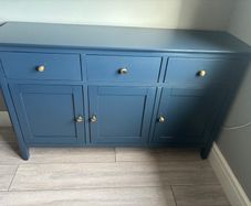 Blue and gold Harrogate sideboard