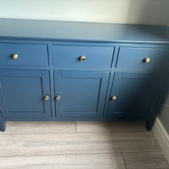 Blue and gold Harrogate sideboard