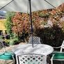 Cast Aluminum Garden Table & Chairs Image 2